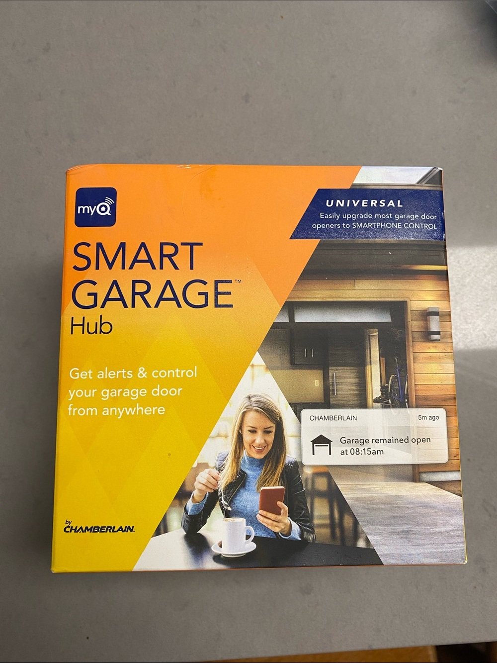 myQ Smart Garage Hub - Yellow